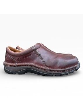 Red Wing Safety Toe #2322 Slip on Shoes Brown Leather Women's size 6 EU 36